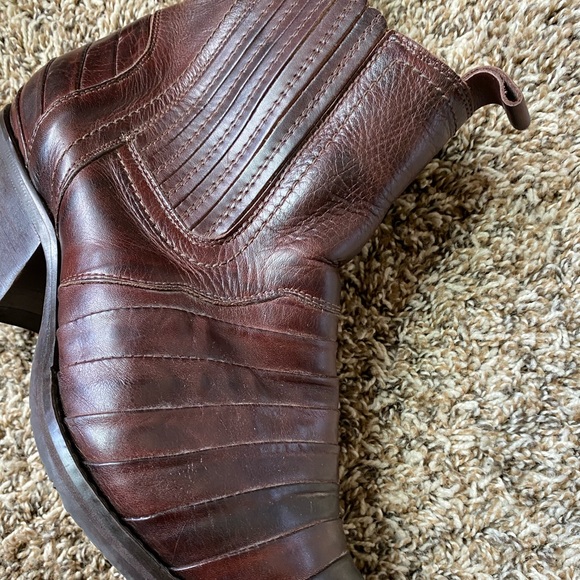 Amazing leather snip toe El Padrino cowboy boots - Picture 13 of 16